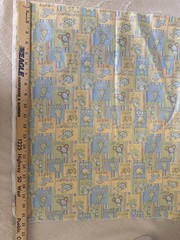 23 Inches Cotton Baby Print by Debbie Mumm for Jo-Ann Fabric Blue Green Yellow