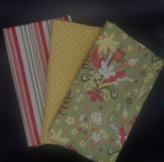 Bundle of 6 yards x 44″Moda Fabrics, yellow Henry Glass. 2yards of each print.