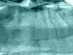 Antique Japanese Kaya Hemp Fabric Deep Green 90x290cm Boro Textile Remake