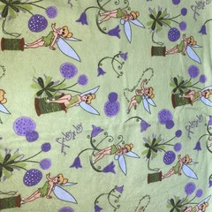 Tinkerbell Fairy Fabric Lot Of 8