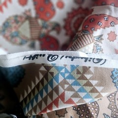 ZEPEL FABRICS FOR GUNNE SAX CANVAS COTTON “LIBERTY QUILT” PRINT 3 YARDS X 55″