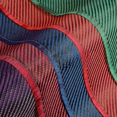 Carbon Aramid Fiber Hybrid Fabric Cloth 3k Carbon Fiber Aramid Fiber 200gsm Set