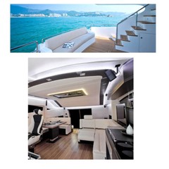Vinyl Faux Leather Fabric Materials Marine Grade By The Yard, Rub Test: 250000