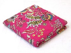 NO TARRIF CHARGES 100%✅ZK_327 Multi Hand Printed 100%Cotton 1 Yard Fabric