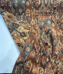 Swavelle Sedona Rust Tribal Kaisley Upholstery Fabric By The Yard sofa chair
