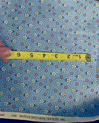 “Annie” Ditzy Florals & Dots on Blue by Judie Rothermel for Marcus Brothers BTFQ