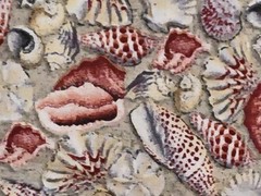 Large Seascape Ocean Nautical Theme Fabric 108 X 44 By The Sea See Pictures