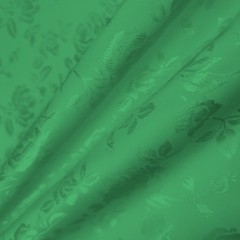 Regal Rose Emerald Green Brocade Jacquard Fabric Upholstery 58″ By The Yard