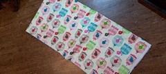 Soft Brushed Novelty Print Fabric Cartoon Bird Cages Birds 1yd 44″ Wide Sewing
