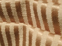 2 Yard Woven Gold Stripe Fabric Remnant Champagne Upholstery Robert Allen Style