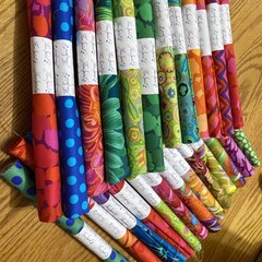 25 Kaffe Fassett Collective Fat Quarters In Cigar Rolls.