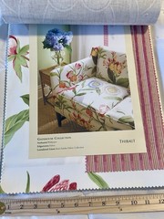 Thibaut Monterey Large Fabric Sample Book 18” x 13” Beautiful Prints!