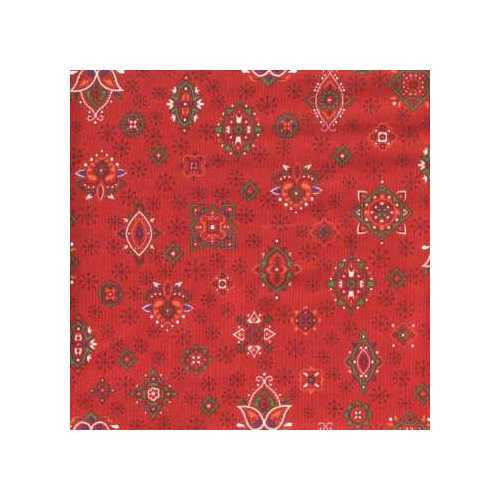 03424 Indienne Exotic Rust – Cotton Quarter Yard