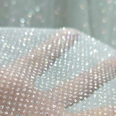 Sequin Glitter Mesh Tulle Fabric Backdrop Cloth Wedding Decor Crafts Costume Sew