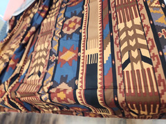 Vintage Southwestern Alexander Henry Sonora Kilim Geometric 90s 100 cotton yard