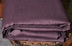 Vintage Cotton Chintz Fabric, $7 Per Yard, 25 Yards Available, Purple, Eggplant,