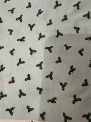 Christmas Fabric 2 Yards Holly Christmas Joy
