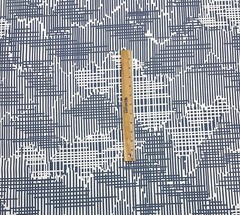 VILLA NOVA BERG CHAMBRAY BLUE MODERN GEOMETRIC EXCLUSIVE FABRIC 6 YARDS 54″W
