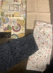 Stash Builder Novelty Florals Batik 20 Different Remnants Pieces READ for Sizes