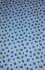Blueberry Cotton Gingham Fabric Summer Picnic Table Cover Blueberry Preserves