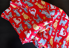 Patty Reed for Fabric Traditions Sparkle Cat Cotton FAbric 40″ x 20″
