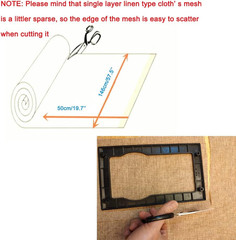 Speaker Grill Cloth Linen Single Layer Speaker Fabric Protective Dustproof Mesh