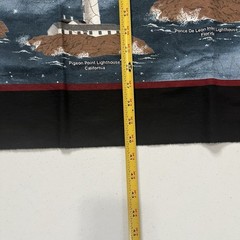Lighthouse Cotton Fabric Panel Harbor Lights 33 x 40 inches