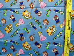Super Mario Bros. & friends cotton fabric 2019 – SOLD BY THE HALF YARD
