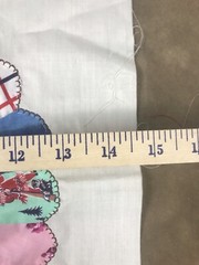 2- QUILT SQUARES —- pillow tops
