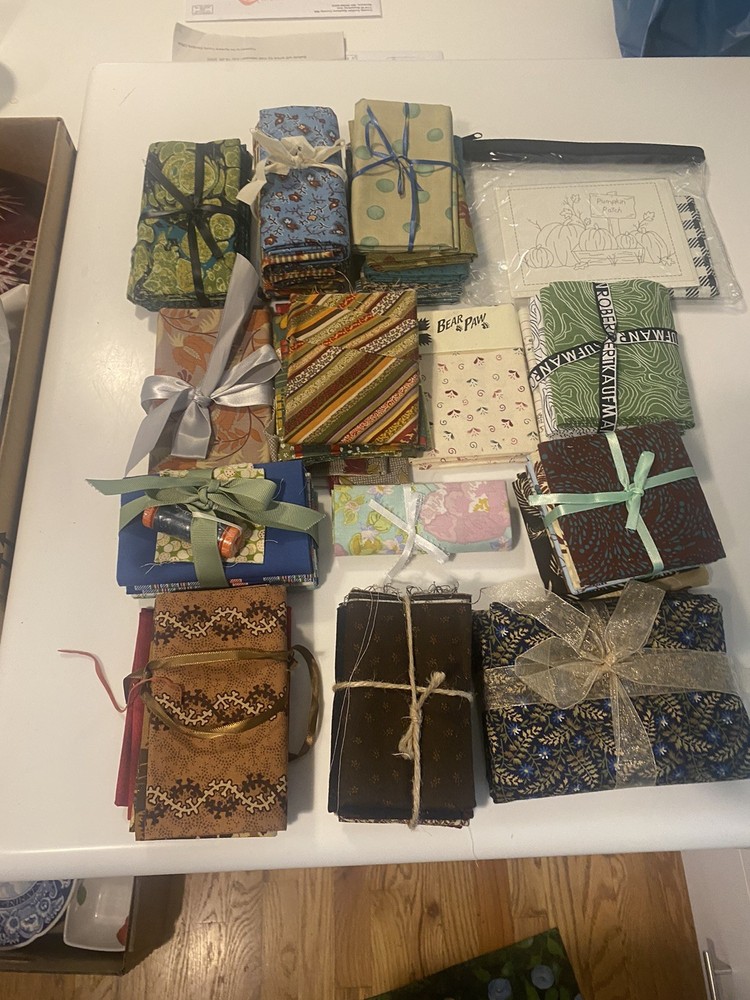 48 Piece Fat Quarter Bundle Various Patterns And Brands