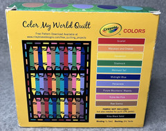 NEW Crayola Fabric Colors Riley Blake Designs Fat Quarter Rolls 100% Cotton