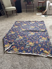 Laura Ashley Vintage 1983 Fabric 60 Inches Wide X 90 In Long