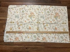 VIP Cranston Print Works Fabric Floral On Cream Cotton Blend 2yds X 44in
