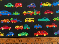 Cotton Quilt Fabric Toys Cars Princess Fabric INC. by 1/2 Yard