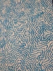 Lot of Blue Fabric, abstract, 4 pieces 7.1oz
