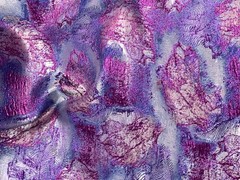 Purple Blue Jacquard Metallic Brocade Fabric 58” Width By The Yard