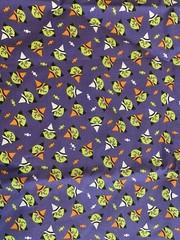 JoAnn Fabric 100% Cotton Witches Halloween Fabric BTY