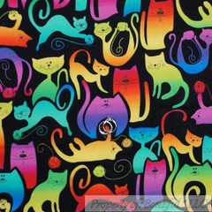 BonEful Fabric FQ Flannel Quilt Aqua Blue Red Black White B&W Dalmatian DOG Dot