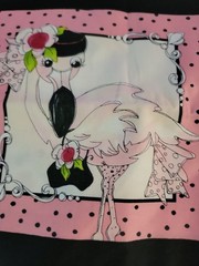 Cotton fabric 3 pieces, Panel Flams Loralie Harris for Loralie Designs: