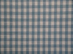 Diamond Textiles Light Blue Chambray Large Check Cotton Homespun Sewing Fabric