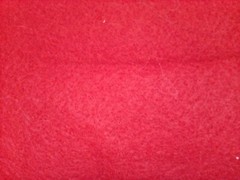 Red Non Woven Felt Fabric Large Cut Piece 1 Yd 7″x 1 Yd 2 Ft, Holiday Crafts