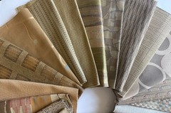 25 Upholstery Fabric Samples Warm tones Neutrals Surprise Extras included.