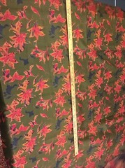 2.1yd 100% gambiered Silk Fabric plant based dyeing process skin Nourishing ￼