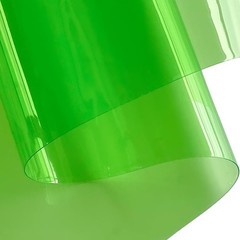 Oneart 12 Gauge Lawn Green Solid Clear Tpu Waterproof Vinyl Fabric For Sewing