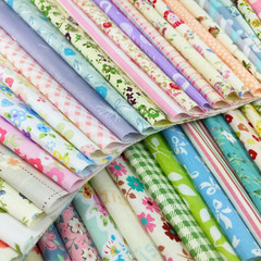 Flic-Flac Quilting Fabric Squares 100% Cotton Precut Quilt Sewing Floral Fabrics