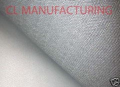 GRAY HERRINGBONE Non-woven material 5 yards x 58″ NEW