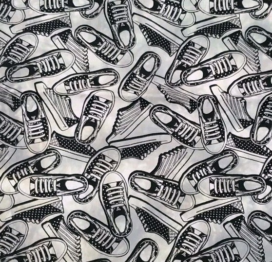 Sneaker Low Top Converse Sneaker Shoes 100% Cotton Fabric Pcs Black Green Gray
