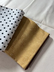 Coffee Themed 6 FQ Bundle 100% Cotton Coffee Beans Espresso Dots NEW