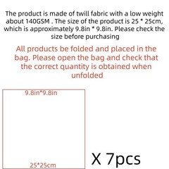 7PCS 9.8″ x 9.8″(25 * 25CM) Quilting Fat x * 25CM), Green