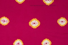 Indian Cotton Hand Tie Dye Shibori Dressmaking Craft Sewing 5 Yard Fabric Art